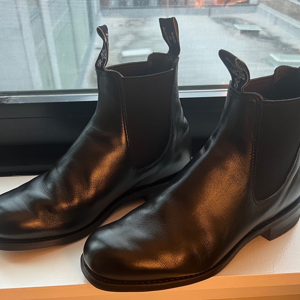 RM Williams Men’s Black Boots size 8H